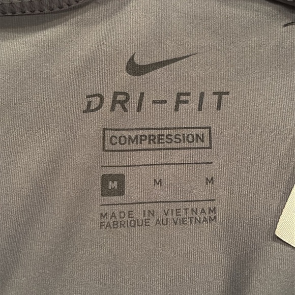 Nike Pro Adult Men's Size XL Solid Gray Low Rise Compression 3/4 Pants M - Picture 6 of 10